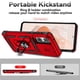 thumbnail image 3 of Funda Resistente Anillo Soporte Motorola Moto G Stylus 2025 Privacidad Cámara Montaje Magnético Rojo, 3 of 6
