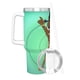 thumbnail image 3 of Super Sema Vaso aislado de acero inoxidable con asa, diseño temático, regalo para familia, amigos y fans; incluye pajita y encaja en el portavasos estándar, 40 oz, 3 of 6