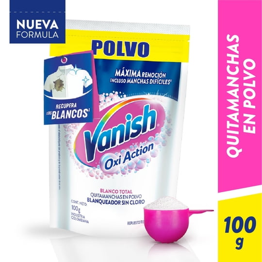 Quitamanchas Polvo Ropa Blanca Doypack 100 g Vanish