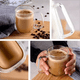 thumbnail image 5 of Taza Transparente Vidrio + Tapa Hermética 350ml, 5 of 7