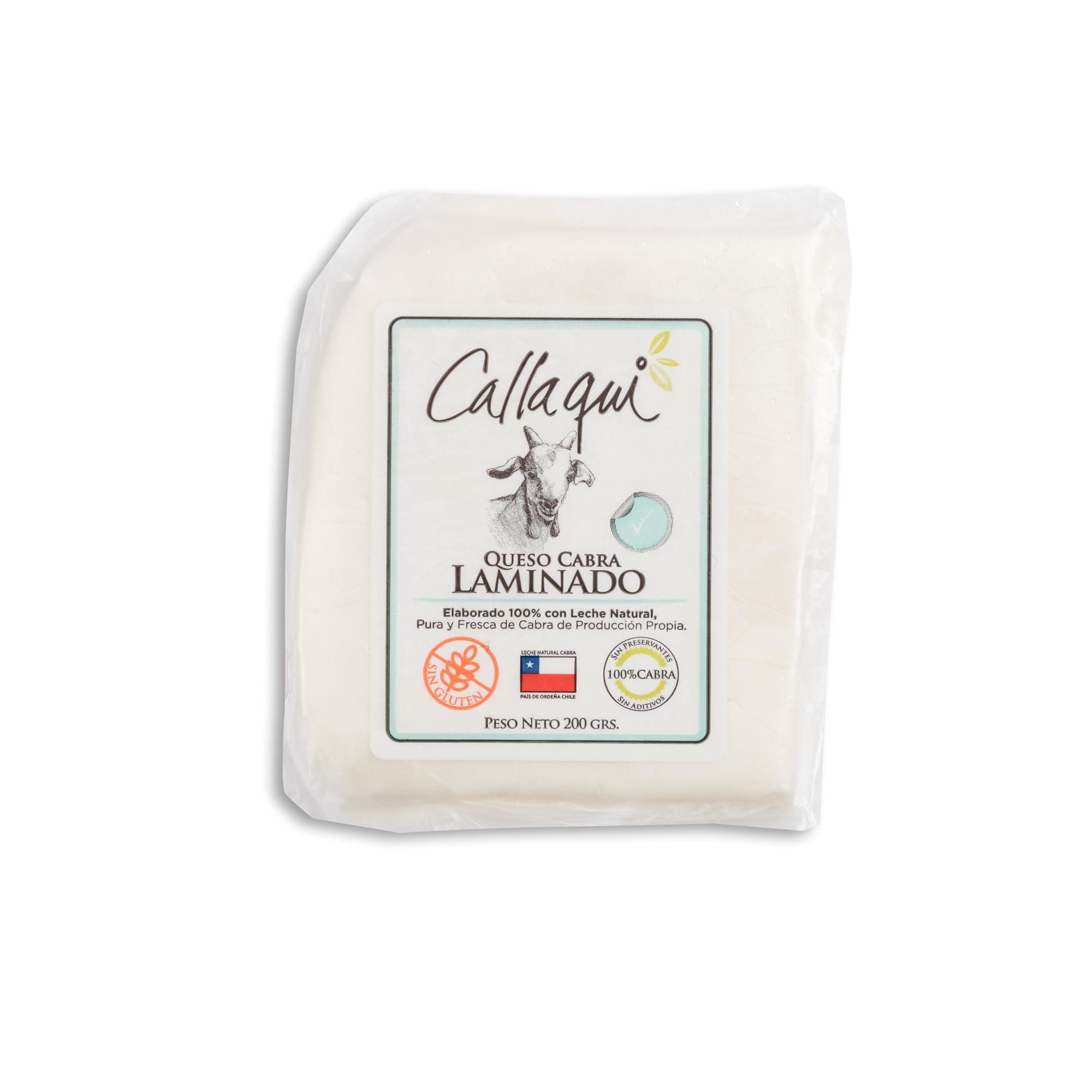 Queso Cabra Suave Laminado 200 g Callaqui