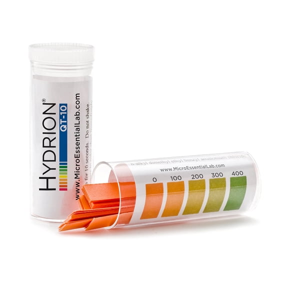 Tiras Reactivas Microessential Hydrion Qt 10 100 Por Frasco