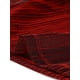 thumbnail image 5 of INSPIRE CHIC Top Corto Metálico Brillante de Malla Semitransparente de Manga Corta para Mujer M Rojo, 5 of 6