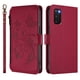 thumbnail image 2 of Funda Cartera Mariposa para [Samsung Galaxy S20] con Soporte y Cremallera Rojo, 2 of 6