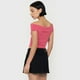 thumbnail image 2 of Polera Mujer Cuello Bote Color Rojo Corona, 2 of 5