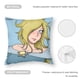 thumbnail image 5 of Princesa Rosalina Fundas de almohada de terciopelo con tema, regalos de funda de almohada, decoración para el hogar, cojín de lanzar, regalo de cumpleaños para fans y parejas.56*56cm., 5 of 6