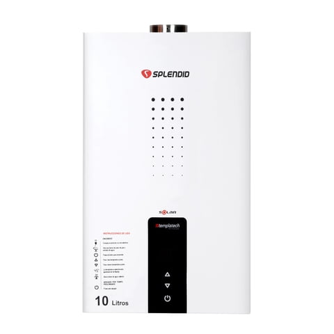Splendid - Calefon 10 Litros Gas Licuado Cámara Estanca