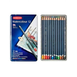 Lápices De Colores Acuarelables Derwent Set 12
