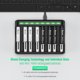 thumbnail image 2 of Cargador con Baterías Recargables BONAI AA AAA 2800mAh 4 Pack, 2 of 3