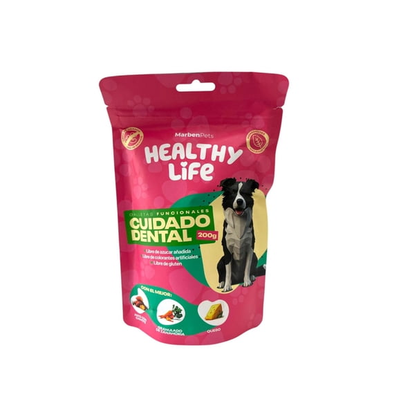 Snack Galletas Funcionales Para Perros 200g Naturales 100% fucsia