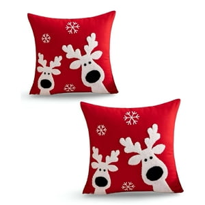 Genérico - Juego De 2 Fundas De Cojin Para Navidad K6