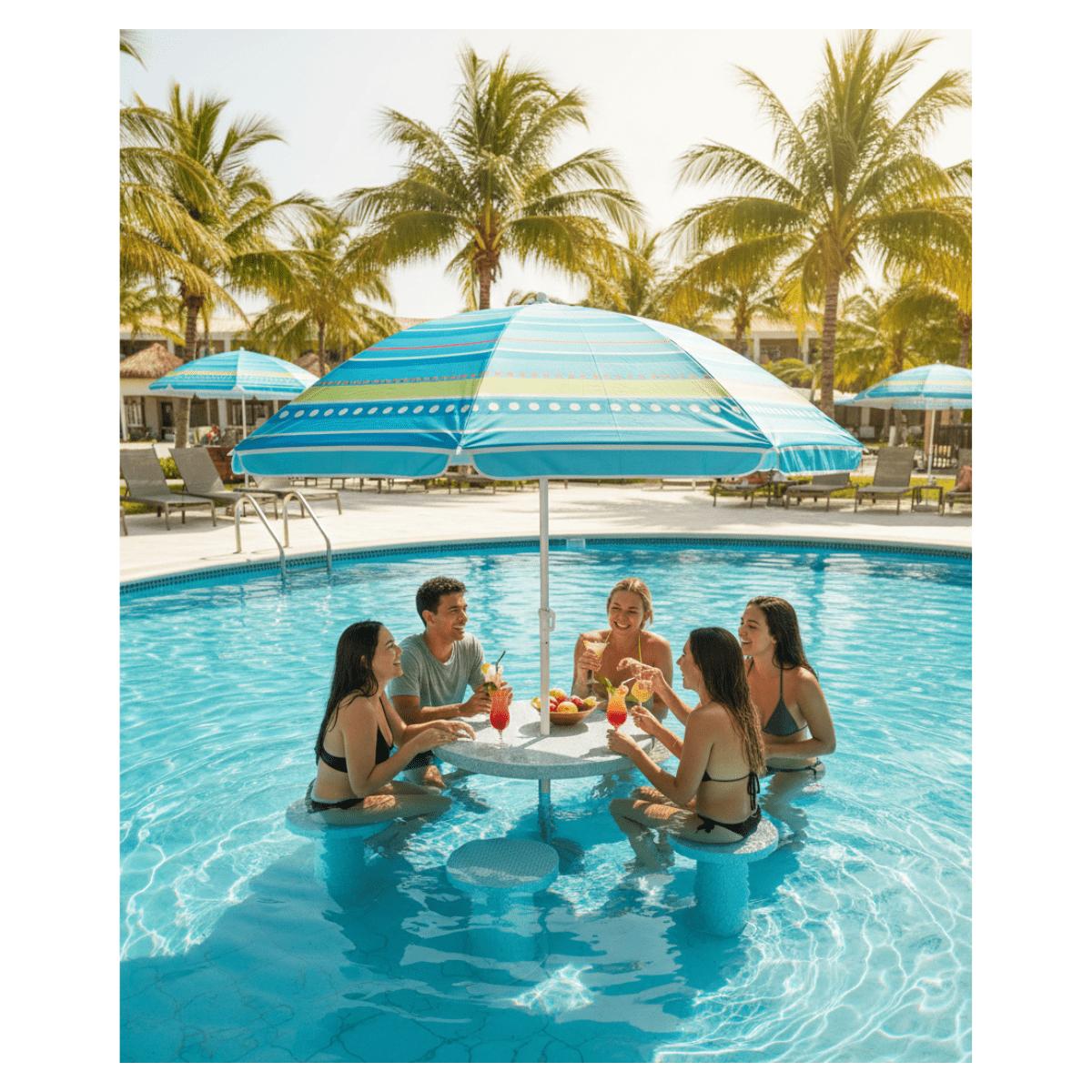 Genérico - Quitasol Paraguas Playa Protección Uv Sombrilla Verano 150cm Mix Colores