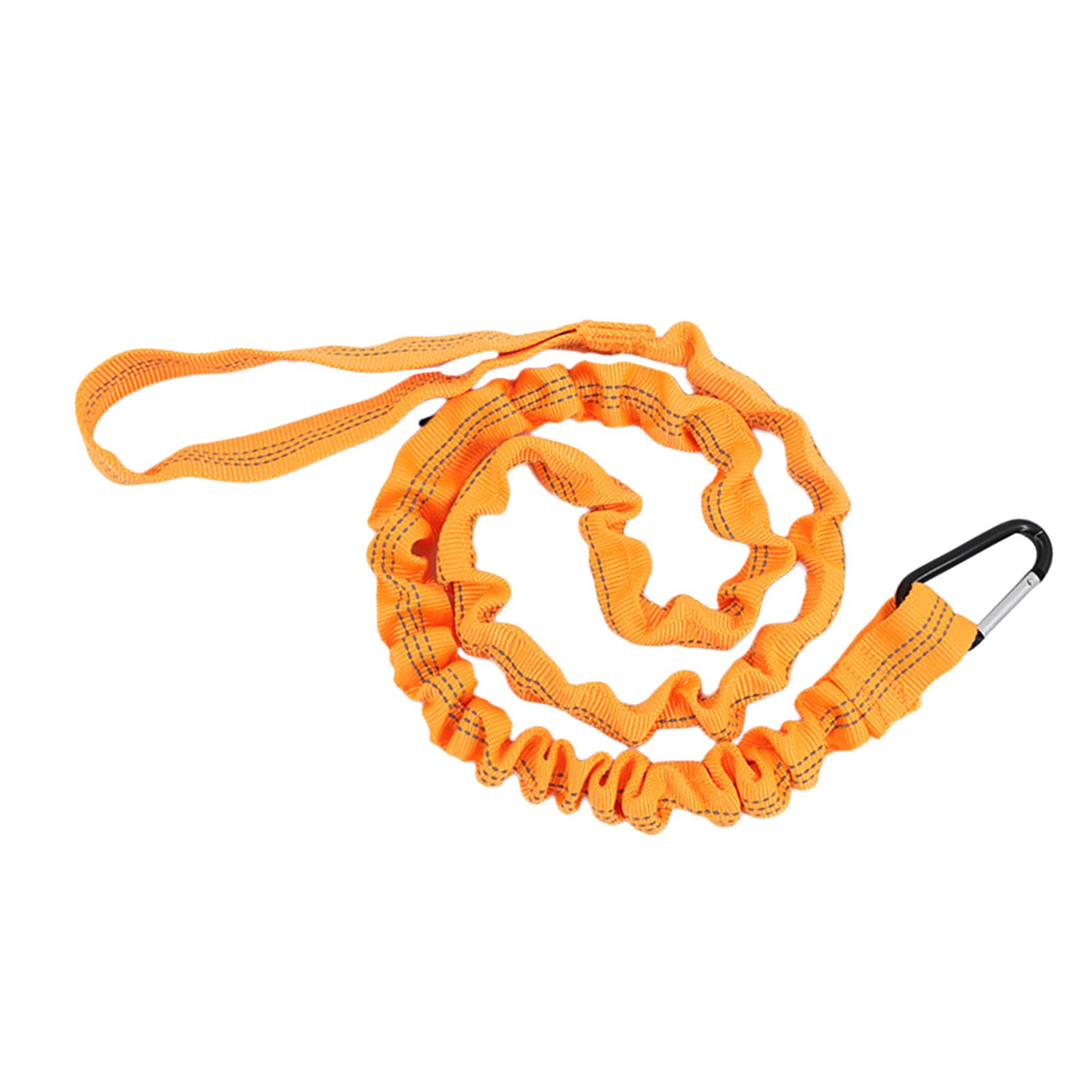 Magideal - Soporte Para Caña De Pescar, Correa Elástica Para Paleta, Cuerda Para Surf, Tabla De Surf Bungee Premium, Cordón De Cuerda De Tracción De 5M, Accesori Naranja