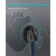 thumbnail image 3 of Estetoscopio Clairre de un solo cabezal para médicos/enfermeras, color azul marino, 3 of 8