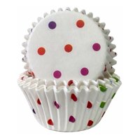 Genérico - 100 Capsula Para Hornear Capsulas Cupcake Lunares 8Cm