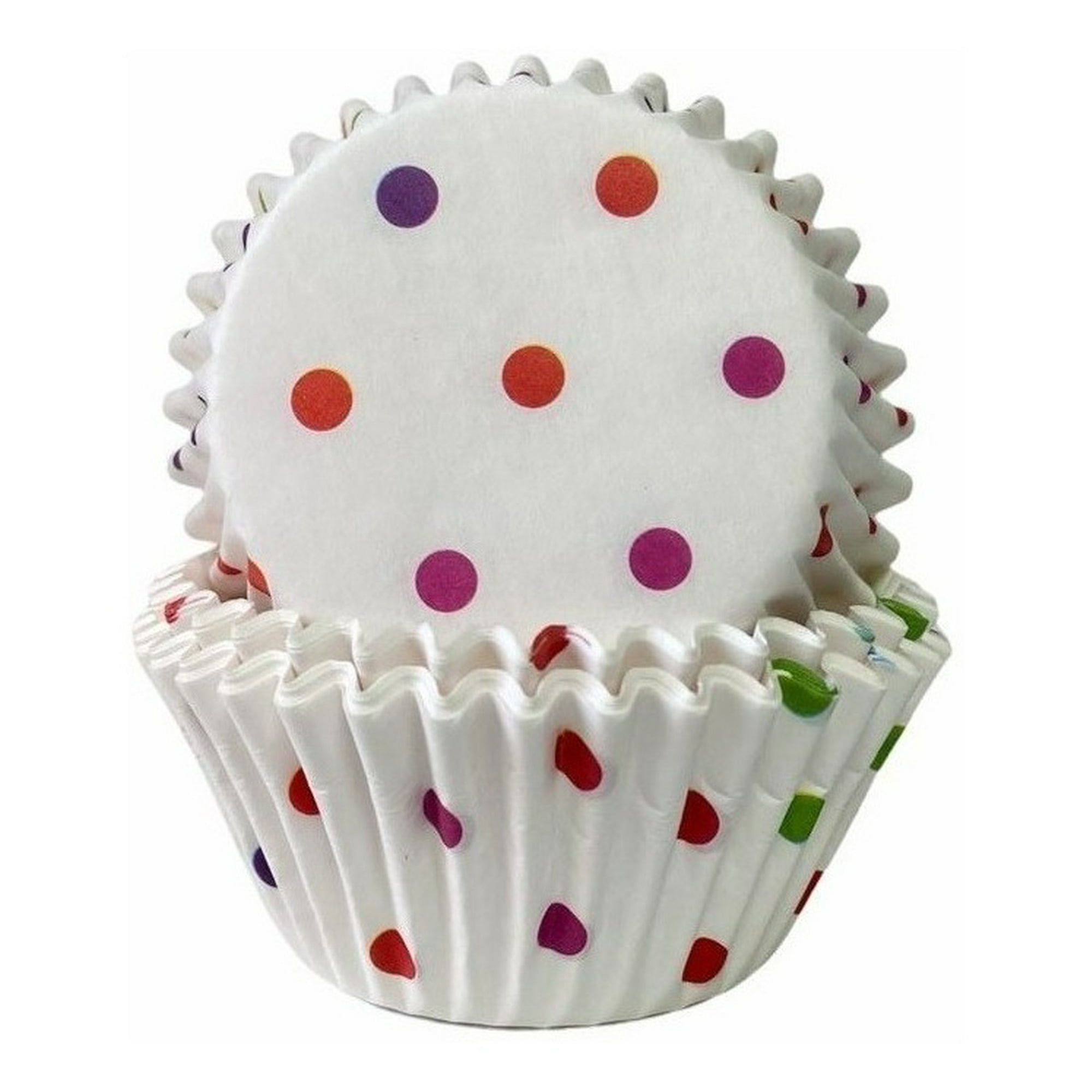 Genérico - Pack X200 Capsula Para Hornear Capsulas Cupcake Lunares 8cm