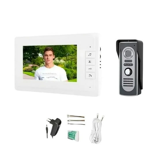Video Portero Timbre Con Cámara Citófono Pantalla 7 Pulgadas