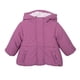 thumbnail image 1 of Parka Bebé Niña Forrada Bordado Estrellas Ciruela, 1 of 2