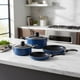 thumbnail image 4 of Batería De Cocina Aluminio Antiadherente Diseño Y Cocina 6 Piezas Azul, 4 of 8