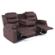thumbnail image 5 of Living 3 Cuerpos Reclinable Norman + 2 Berger Norman Café Oscuro, 5 of 19
