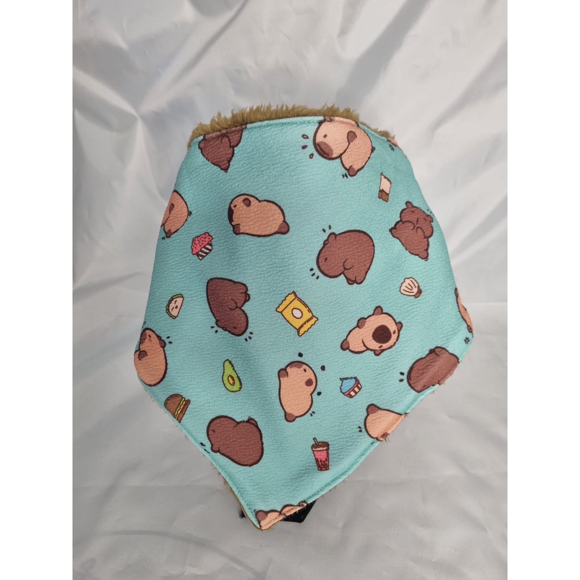 Bandana mascota invierno capibara talla M
