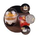 thumbnail image 3 of 100 vasos de fruta de 250 ml con tapa, pequeños recipientes tipo domo para helado, yogur, artículos de repostería para niños, parfait, vasos desechables para postre y ensalada transparente., 3 of 5
