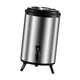 thumbnail image 1 of Dispensador de bebidas frías y calientes, dispensador de bebidas aislado, barril de café, té, aislamiento, Cubo de té de la leche para oficinas y hote 8L plata, 1 of 5