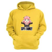 Genérico - Polerón Canguro Spy X Family Amarillo Talla Xl Unisex