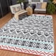thumbnail image 1 of Alfombra Kalafun 183 cm × 274 cm Impermeable Reversible para Patio, 1 of 7