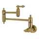 thumbnail image 1 of Llave de Cocina para Llenar Ollas Kingston Brass KS3107AL Montada en Pared, 1 of 4