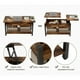 thumbnail image 1 of Mesa De Centro Elevable De Madera Para Sala Con Estante, 1 of 8