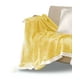 thumbnail image 2 of Manta multiusos con pompon 130x150 cm Amarillo, 2 of 4