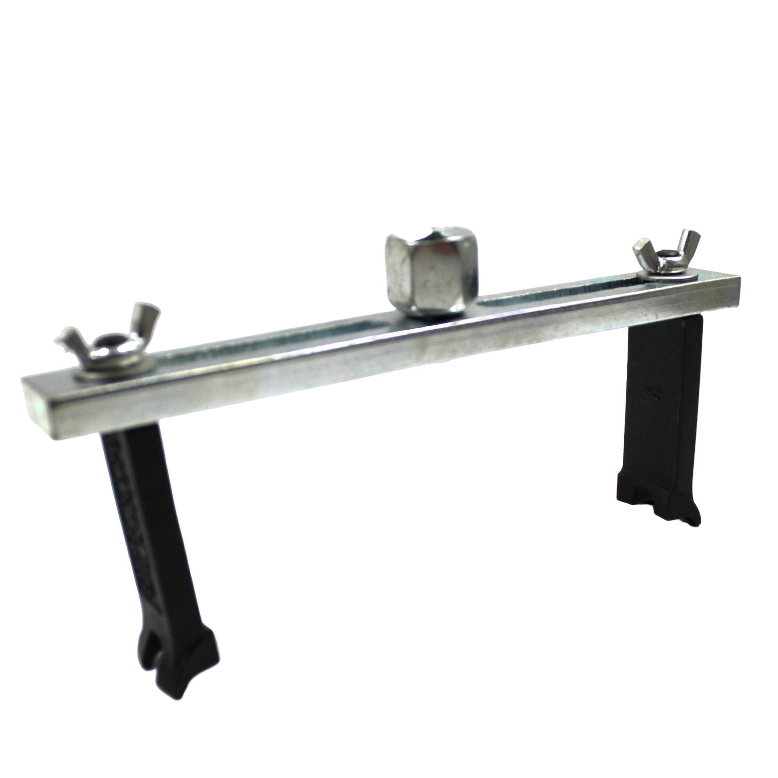 Ioensy - Herramienta De Extracción De Bomba De Combustible Acero Al Carbono Accesorio De Alta Calidad Ajustable 2 Mordazas Negro