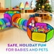 thumbnail image 2 of Carpas y túneles Playz Rainbow para niños con canasta de baloncesto, 2 of 3