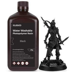 Impresora 3D De Resina Elegoo, Lavable Con Agua, 405 Nm, Lcd, 2 Kg, Negra