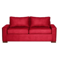 Latam Home - Sofa Cama Livorno 2Pl Cuero Kentucky Rojo
