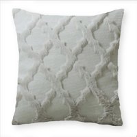 Homestore - Cojín Peludo 45X45 Cm Rombos Grises