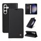 thumbnail image 1 of Funda Billetera de Cuero para Samsung Galaxy S24 Plus con Tarjetero y Soporte - Tapa Magnética Negro, 1 of 6