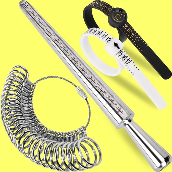 Juego de herramientas de medición Ring Sizer MYEBIUAI, 27 unidades, acero de primera calidad