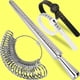thumbnail image 1 of Juego de herramientas de medición Ring Sizer MYEBIUAI, 27 unidades, acero de primera calidad, 1 of 8