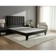 thumbnail image 2 of Cama 2 Plazas Franjas 150X190CM Incluye Base + Respaldo Negro, 2 of 7