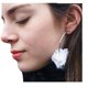 thumbnail image 2 of Aros Argollas Rosa Blanco, 2 of 3