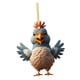thumbnail image 4 of Adorno Colgante De Pollo De Dibujos Animados Decorativo Para Pared De Cumplea?os De Boda Azul Y Blanco, 4 of 5