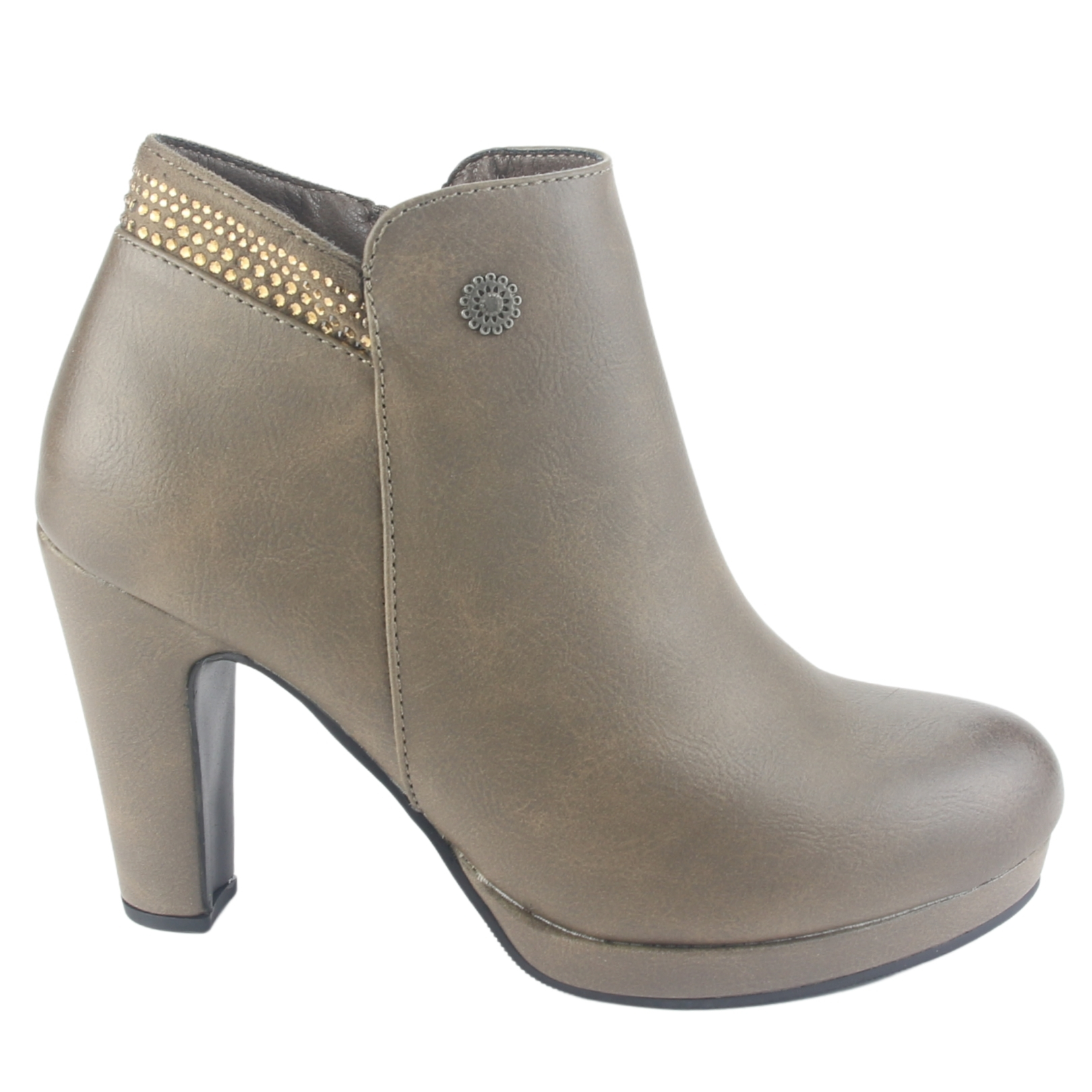 Botin Chalada Mujer Bambina-21 Taupe Casual