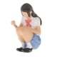 thumbnail image 2 of 1:64 Personas Pintadas Escenas En Miniatura Figura Mu?eca En Cuclillas Blanco, 2 of 5