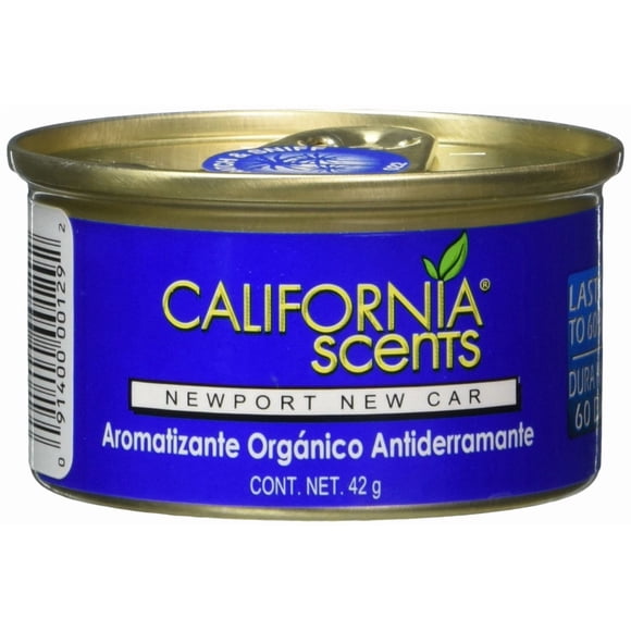 Desodorizador Area California Scents Newport New Car, 42 g, paquete de 12