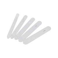 Magideal - 5 Piezas De Plantillas De Perforación De Orificios De Cinturón De Cuero, Kit De Fabricación De Cinturones Acrílicos, Conjunto Diy, Artesanía De Cuero,