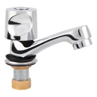 Metalfer - Llave Lavatorio Individual Estandar Acabado Pulido Color Cromado