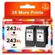 thumbnail image 1 of Cartucho de tinta Skyink 243XL negro compatible, paquete de 2, 1 of 6