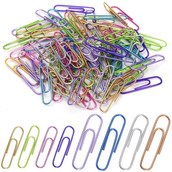 Clips SOTMALTK, 200 unidades, tamaño grande y mediano, varios colores